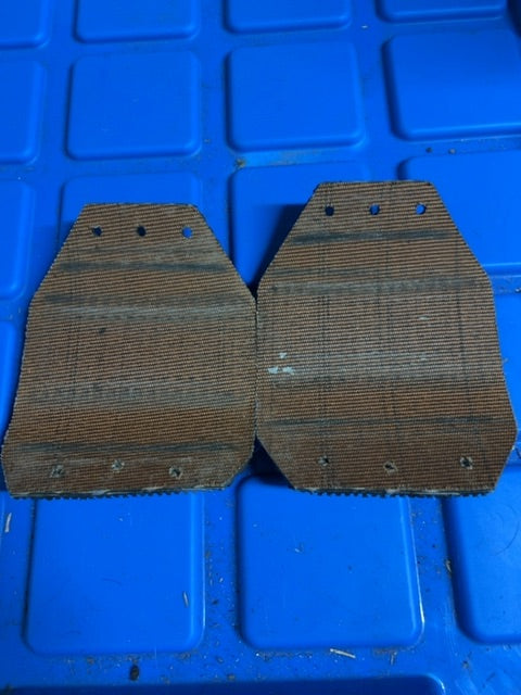 Black Super Comfort Stirrup Pads, 4 1/2