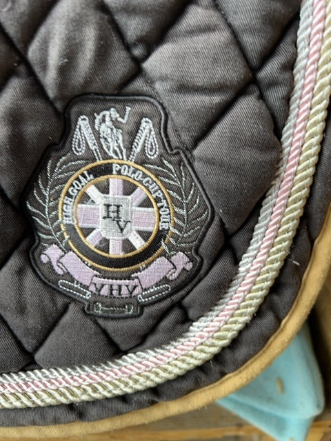 Black Polo Society Saddle pad, Full