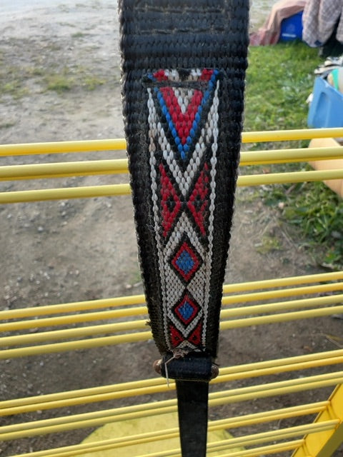 Black with Navajo inlay  Breastplate